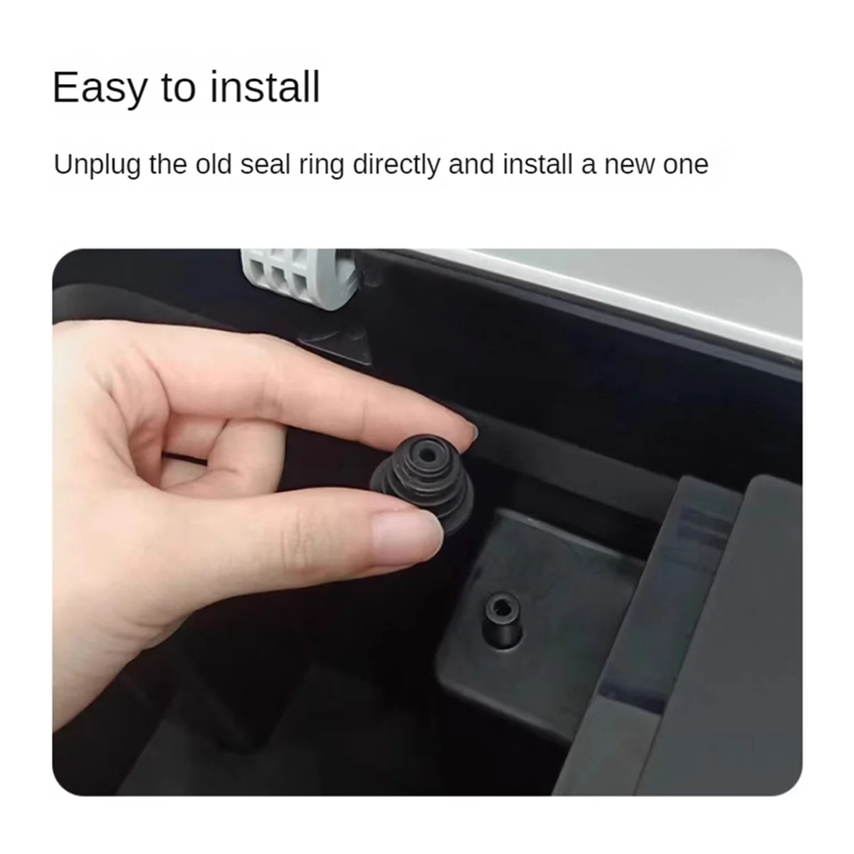For Ecovacs DEEBOT X1 T10 T20 N9+Series Robot Vacuums Base Station Clean & Sewage Water Tank Rubber Plug Sealing Ring image 5