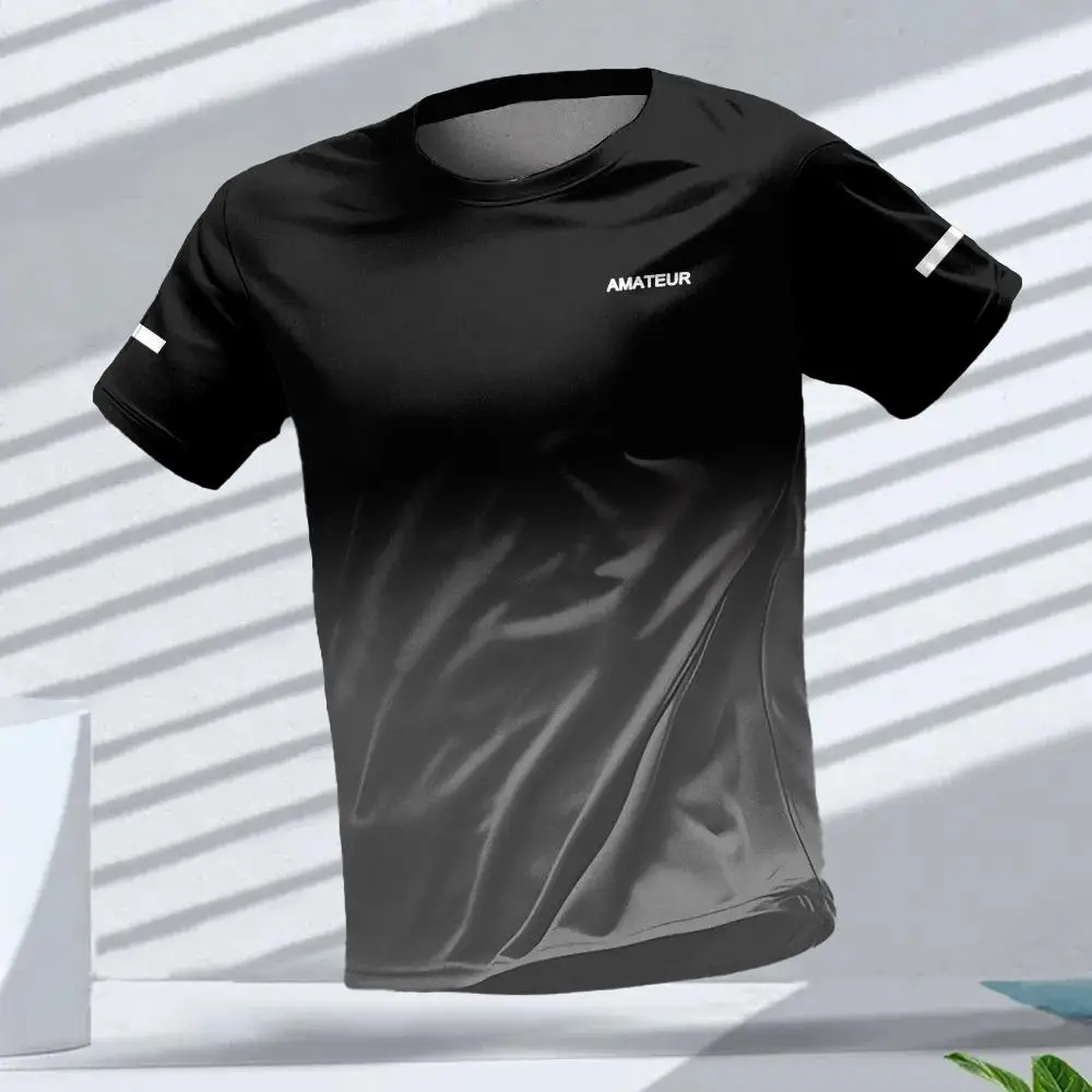 

T-shirts for men Breathable Lightweight Top running accessories new Summer Gym Men's T-Shirts Crew Neck Casual Short Sleeve