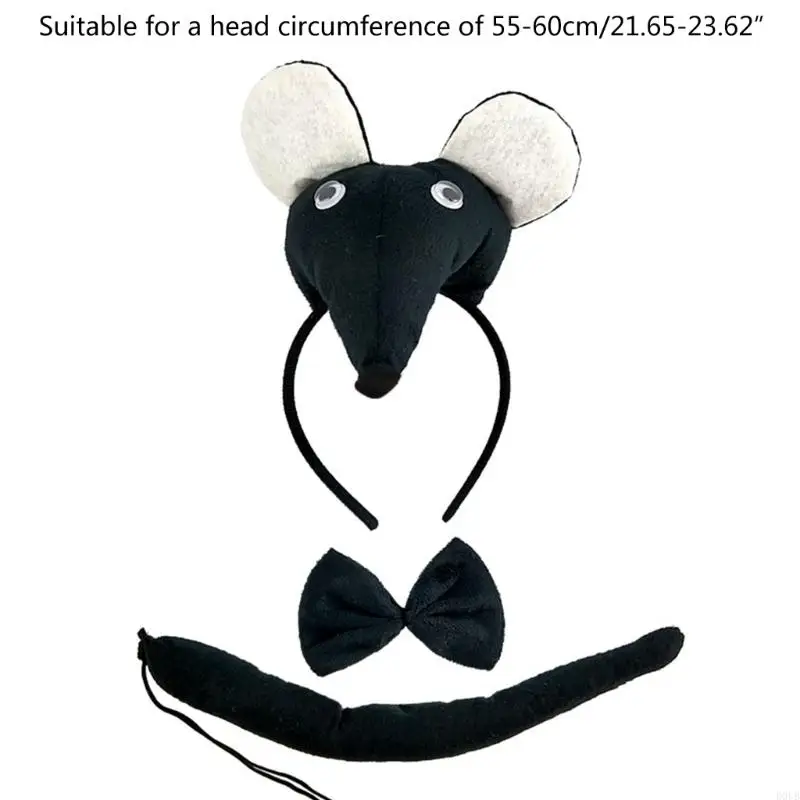 D0UB Propograph Props Mouse Costume Stet Kids Children Mouse Suit Adplay Clothing