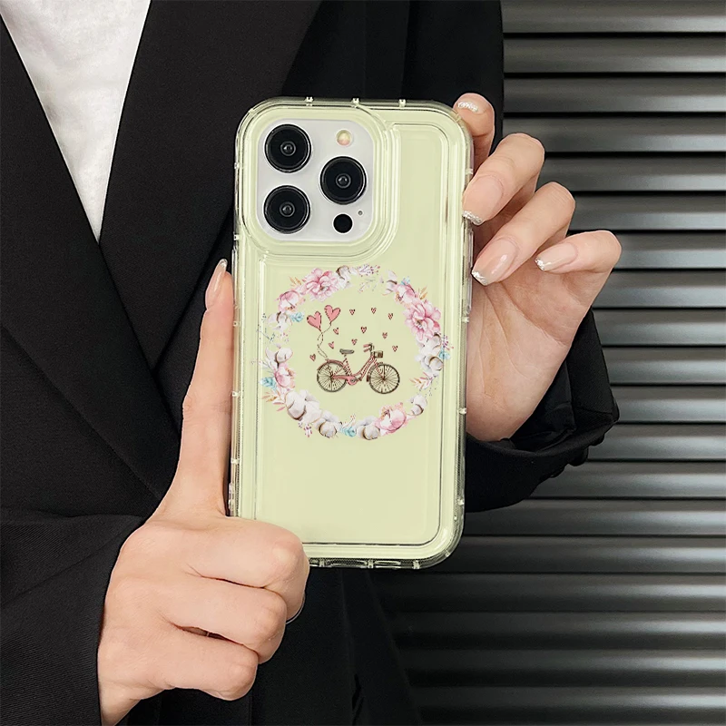 J3444 Fall Prevention Cushion Type For Huawei P30 P50 Pro P40 Lite Mate 20 30 40 50 Pro Case DIY Soft TPU Cover