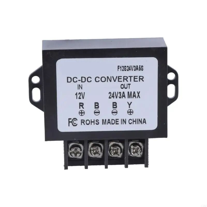 U55C DC12V to DC24V 3A/10A Boost Power Module High Efficiency Step Up Voltage Regulator Converter for Car Fan LED Light