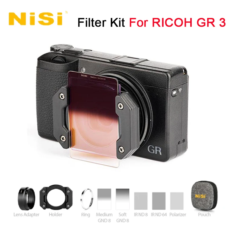 

NiSi Filter Kit For RICOH GR 3 Camera With UV GND CPL ND Filter Shooting Night Scenes Anti Light Damage Filter Accessories