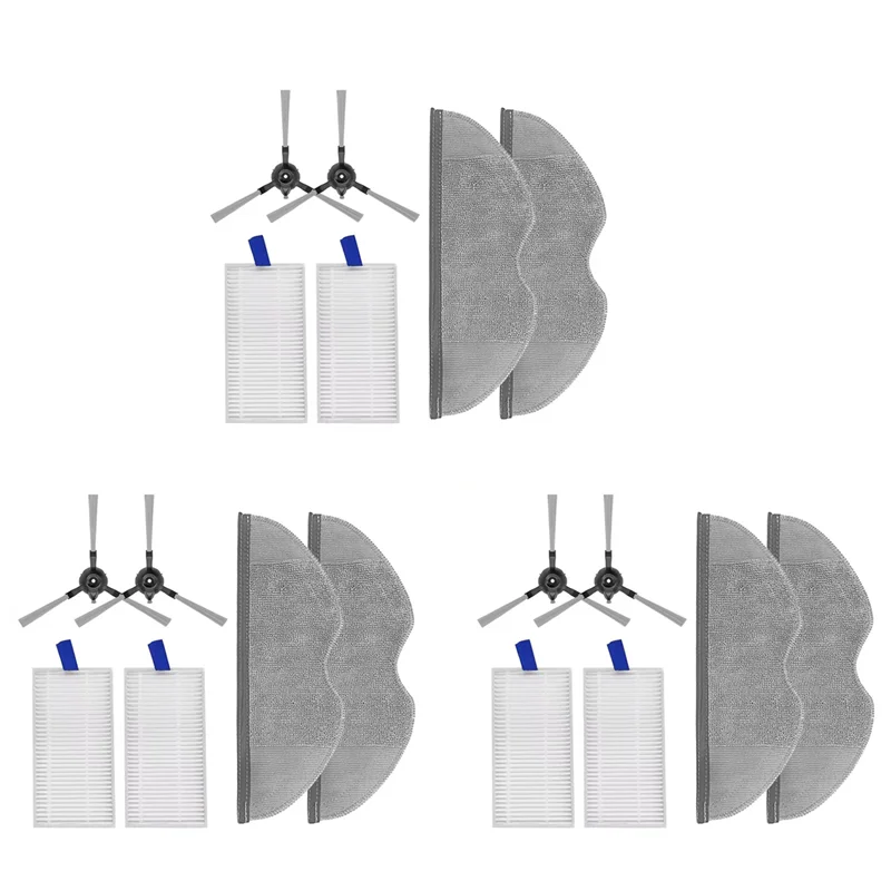 

AB66-6X For Xiaomi Robot Vacuum E5 / C108 Filter Robot Vacuum Cleaner Accessories