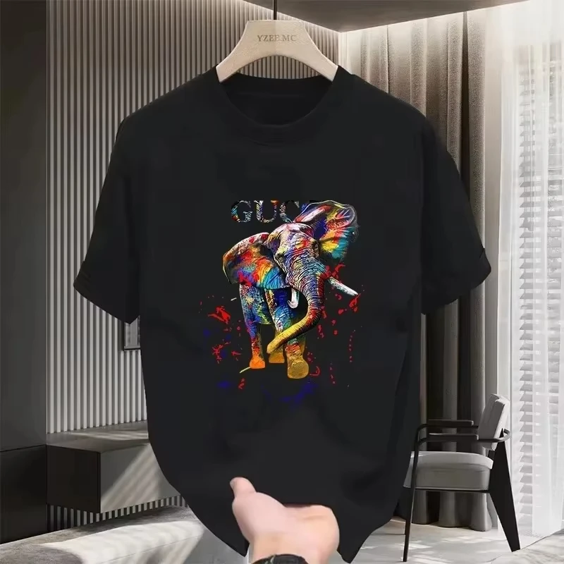 

2026 Women's Short-sleeved T-shirt, Cotton, Luxurious, High Quality, Printed, Brand, Summer