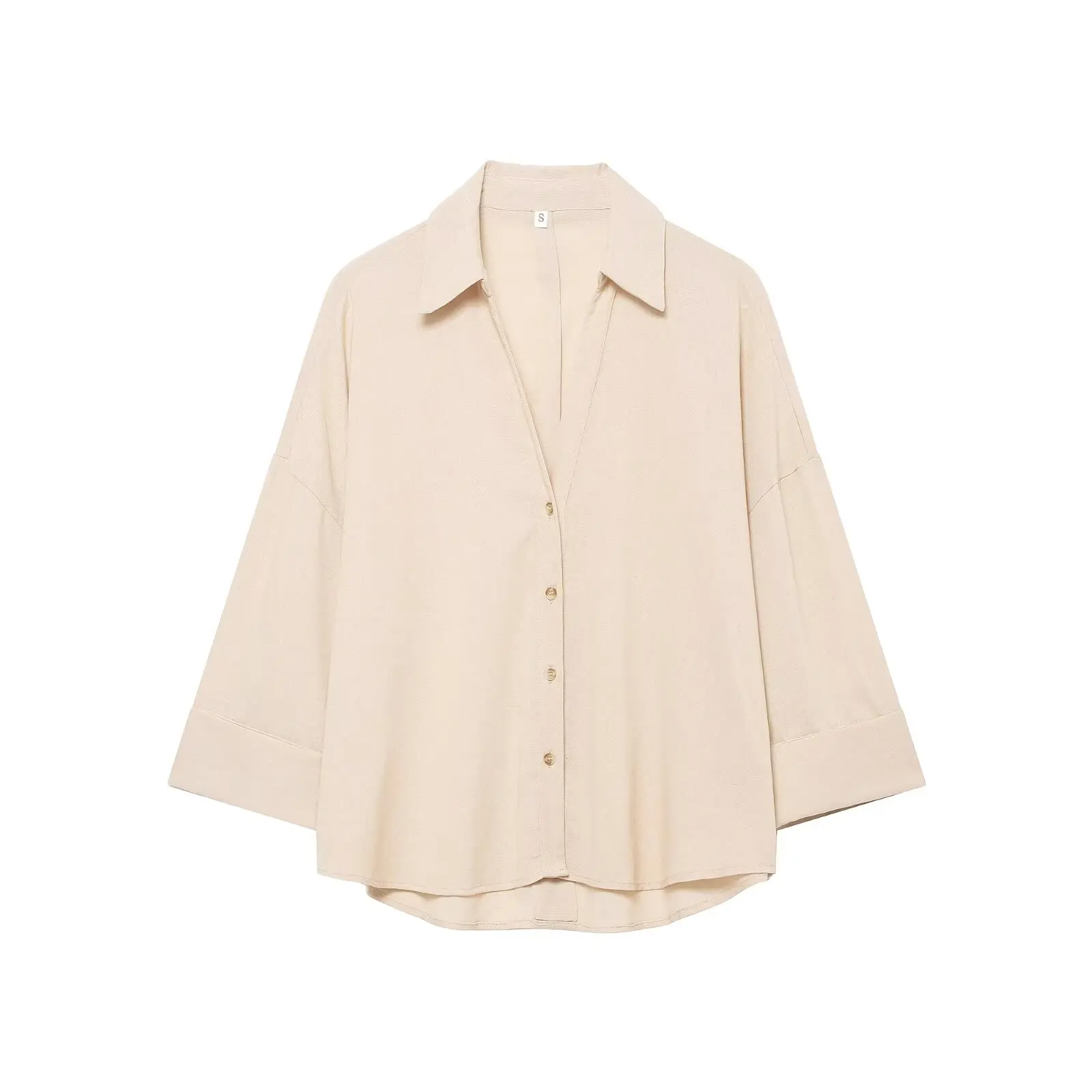 

2025 Lapel Short-Sleeved Shirt Elegant Fashionable New Style Comfortable Office Wear Casual Versatile Retro Sexy Outerwear