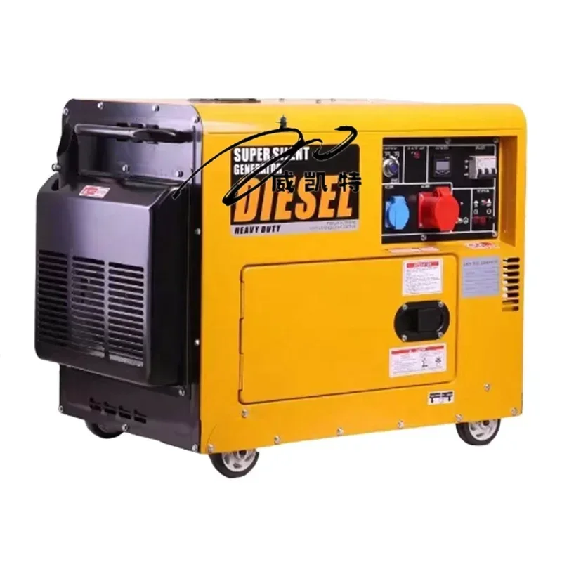 3kw 5kw 5.5kw 6kw 7kw 7.5kw 8kw 8.5kw Air Cooled 5kva 10kva Single 3 Phase Portable Silent Diesel Power Generator for Home