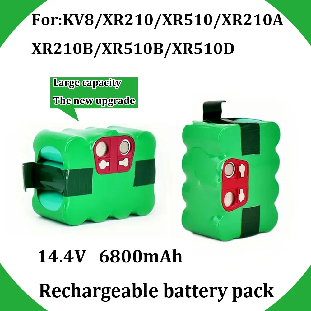 

14.4V SC Ni-Mh Battery 3800mAh-4800mAh-6800mAh vacuum cleaner Kehr robot for KV8 XR210 XR510 XR210A XR210B XR510B XR510D