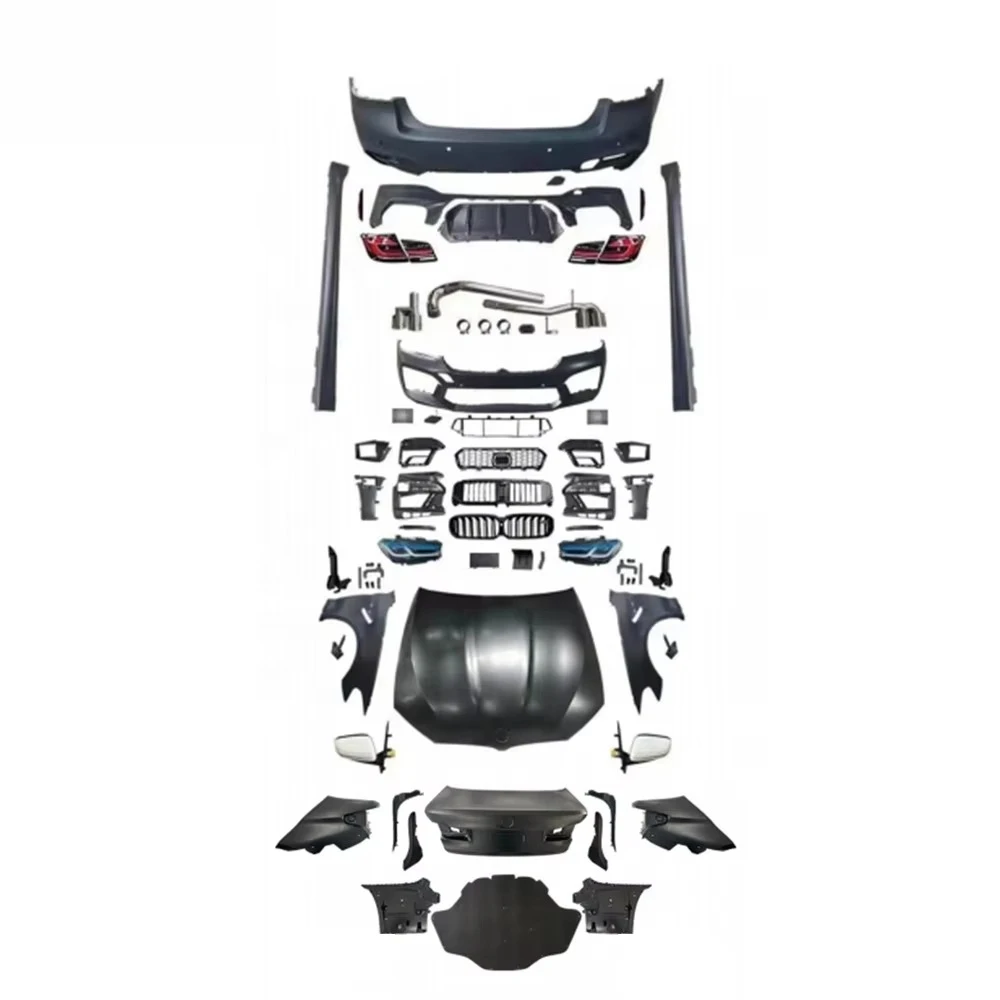 2011- 2016 Year 5S 5 Series F10 F18 Upgrade  to 2021 up G30 G38 M5 Style Body Kit Car Bumpers  with Headlight Taillights