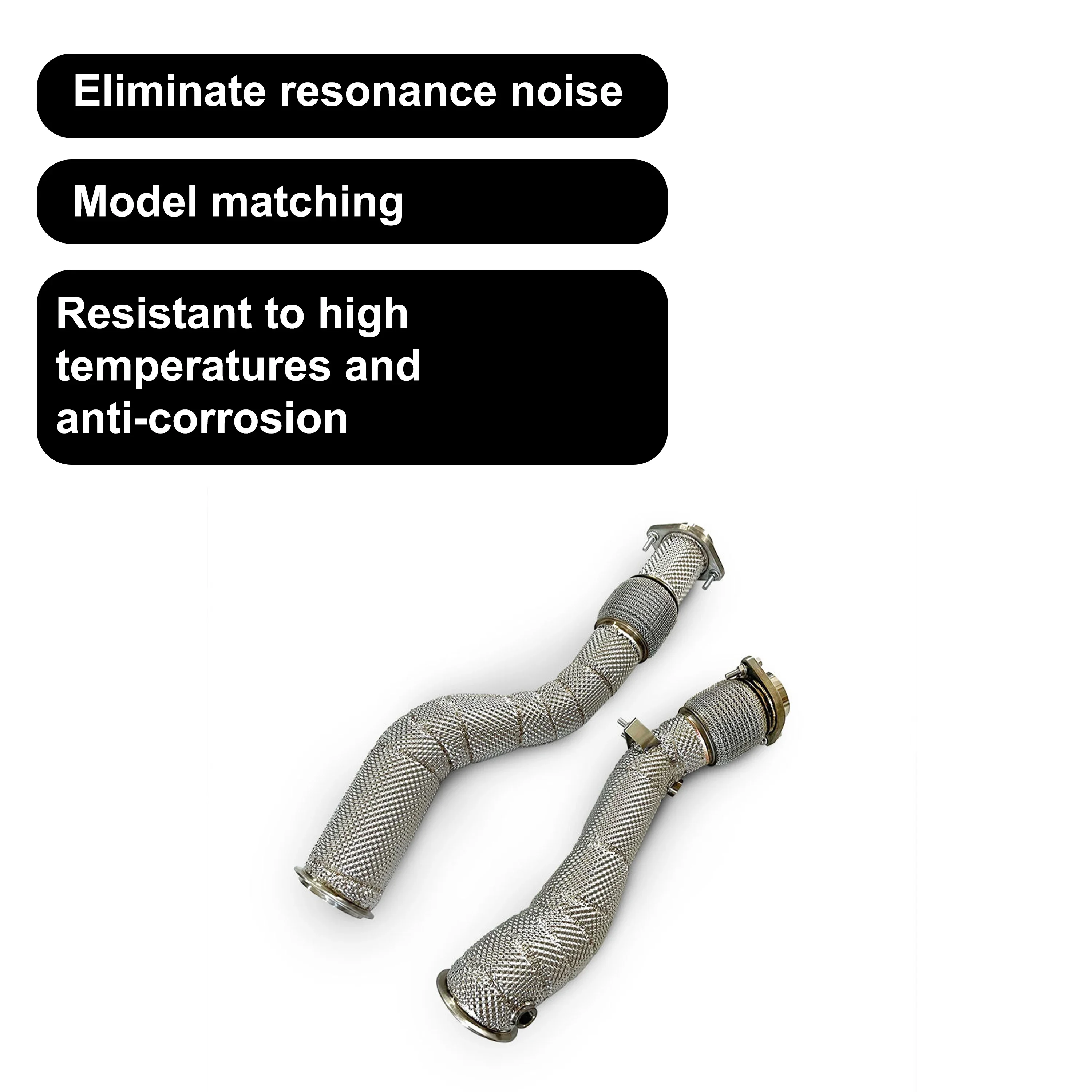 ACE Hochleistungs-Downpipe für BMW X3M X4M F97 F98 S58 3.0T Auto-Zubehör mit Katalysator-Auspuffrohr – Detail 7
