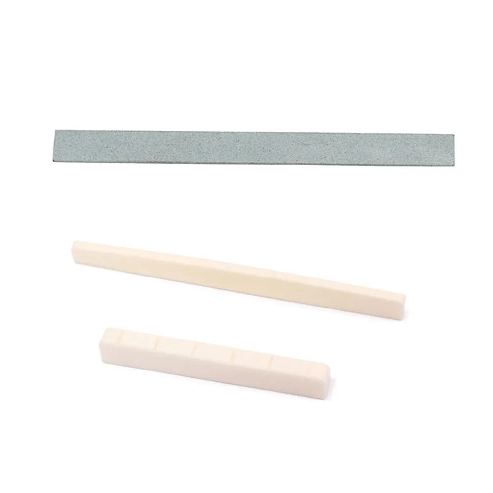 

1Set Professional Guitar Fret File Bone Saddle Bridge Nut Wax Coated Millstone Tool Set for Classical Electric Guitar Repair