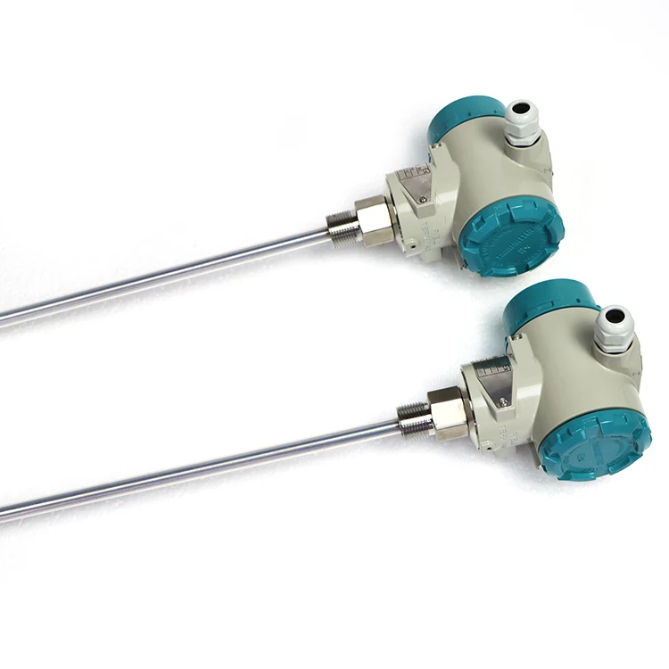 

Capacitive level sensors continuously measure the interface or height of a material based on the dielectric constant