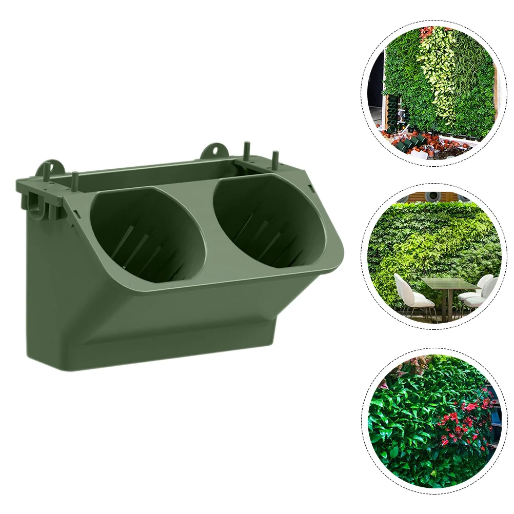 

Plant Wall Planter Premium Plastic Hanging Flowerpot For Indoor Outdoor Garden Decor Balcony Vegetable Garden Modern