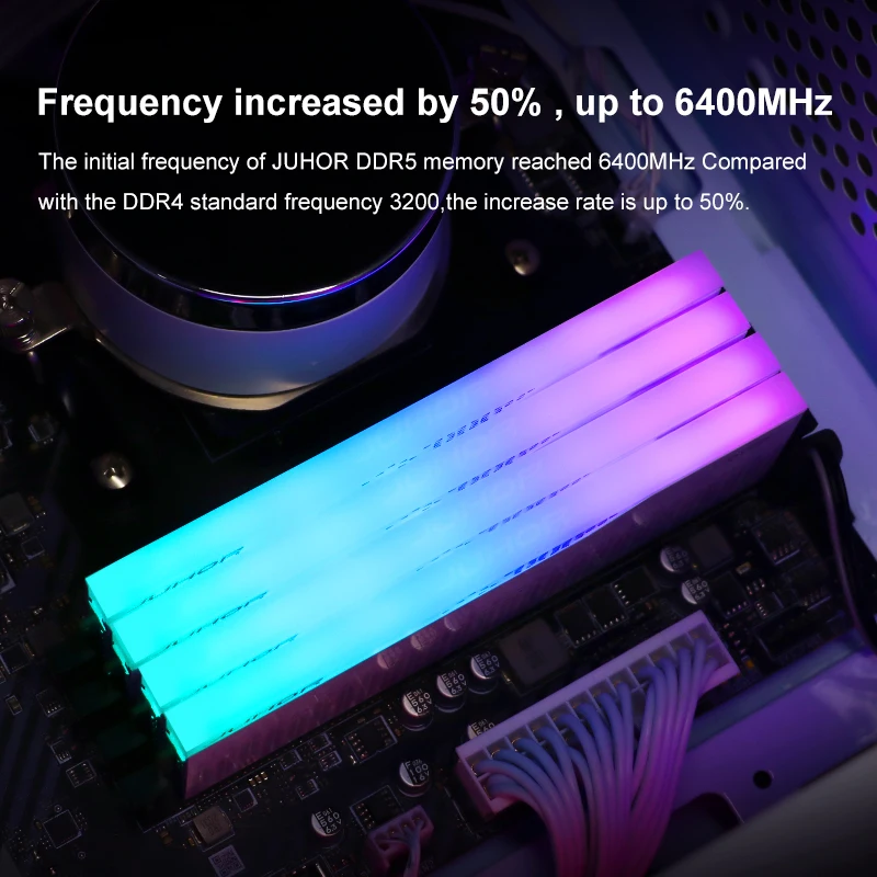 JUHOR RGB RAM DDR5 16GBX2 5600MHz Desktop DIMM Memory - AliExpress 7