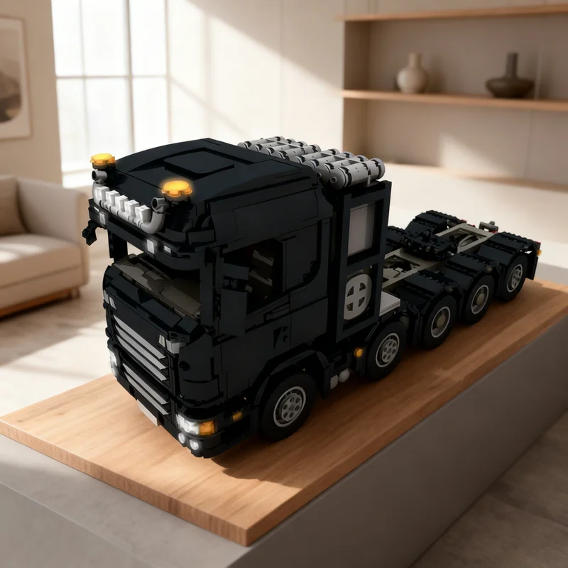 

3937pcs MOC Custom 10x4 6 SLT Truck Black Technical Model Building Blocks Creative Display Gift Collectible Decor Kids Premium