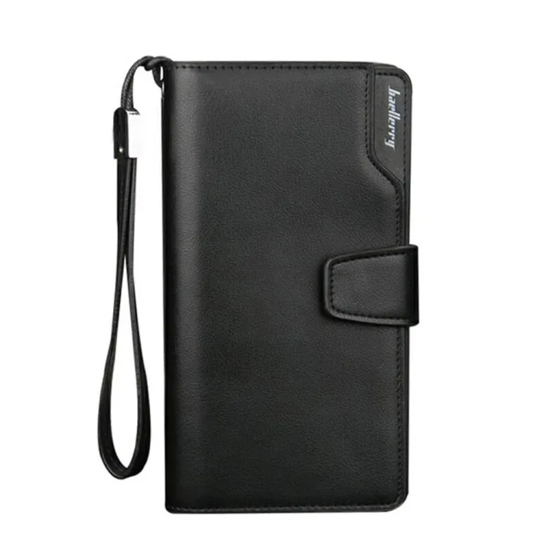 Men Wallets Long Style High Quality Card Holder Male Purse Zipper Large Capacity Brand PU Business Zipper Multi-function Wallets