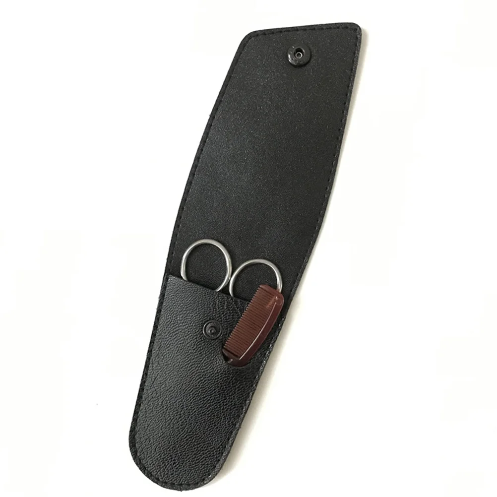 

1 set 1 Set Stainless Steel Eyebrow Scissor For Beard Mustache Trimming Precision Grooming Tool Men'S Facial Hair Styling Shears