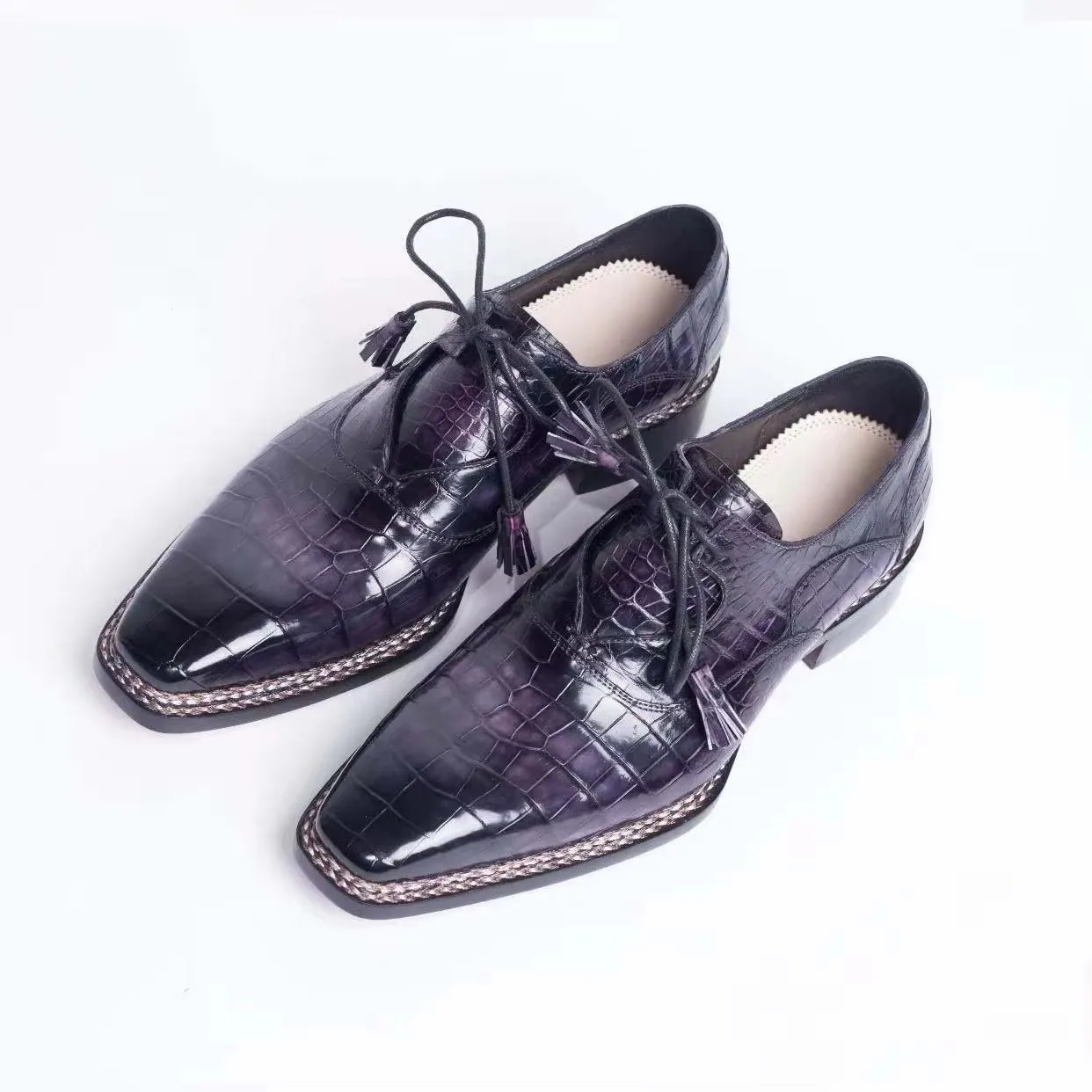 sanyeshechiping new men dress shoes male crocodile shoes wedding man shoes business office banquet date meetting