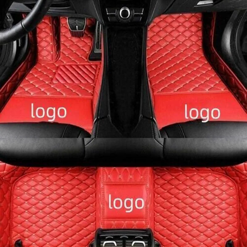 

Custom Leather Cars Floor Mats For For Audi Q3 Q8 Q7 Q5 A7 A6 Avant A4 A3L A5 A1 SQ5 TT Q4 e-tron Carpet Cover Foot Rugs Liner