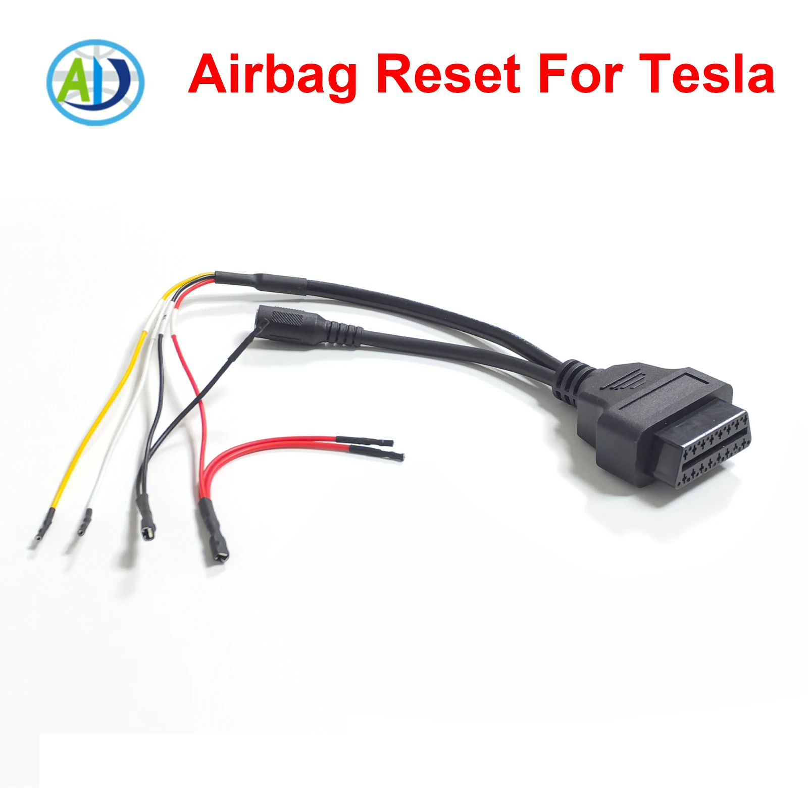Airbag Reset Connector For Tesla For LAUNCH X431 CANH CANL OBDII 16pin Diagnostic Cable Air Bag Repair for Tesla Model 3/X/Y/S
