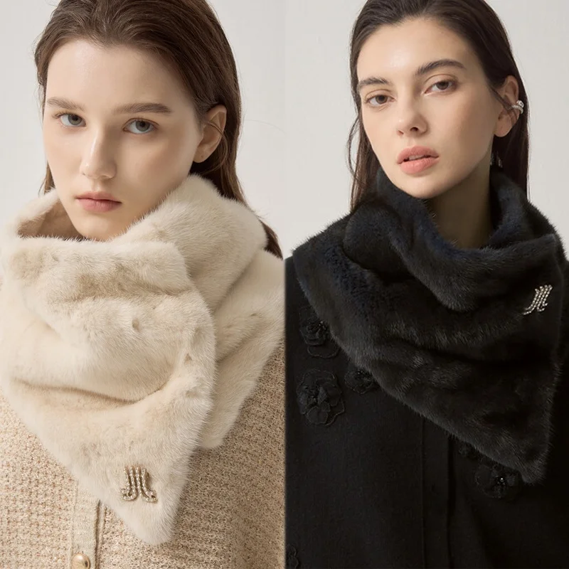 「고급브랜드」따뜻한 목도리 겨울 보온 따뜻한 드레스 여성용 드레스 여성용 달콤한 모피 모피 달콤한 드레스 여성용 목도리 목도리 목도리