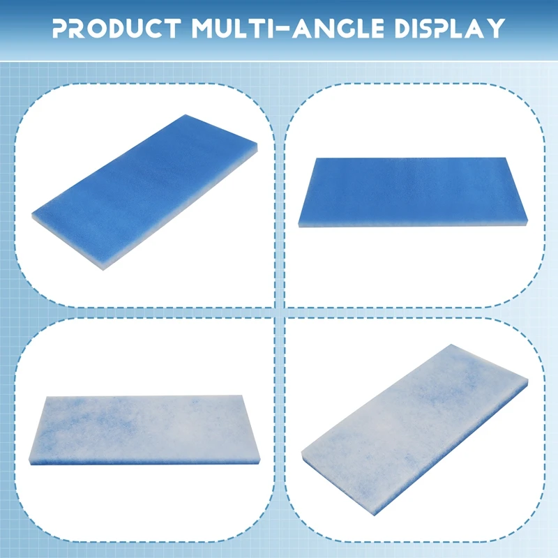 Juego de filtros para cabina de pulverización de aerógrafo Hobby, filtro de reemplazo de cabina de fibra de vidrio Compatible con Master, Paasche 6 uds