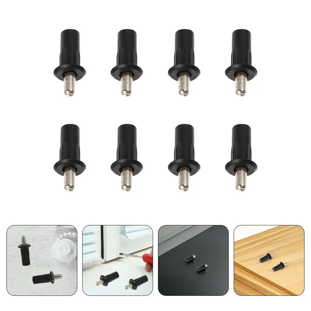 100Pcs Window Shutters Repair Pins Spring Loaded Plastic Iron ABS Furniture Door Connection Kit Cabinet Blind Replacement