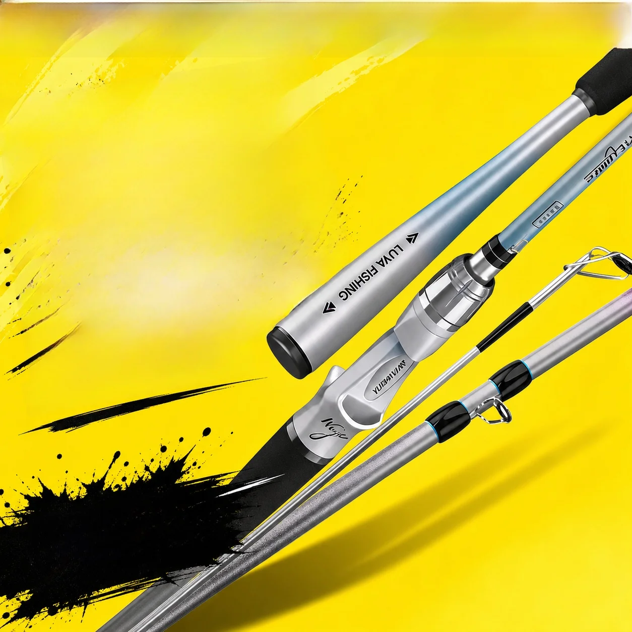 cana-de-pescar-de-carbono-serie-gun-handle-para-pesca-al-aire-libre-camping-y-viajes-marca-yuzhiyuan-fabricada-en-china
