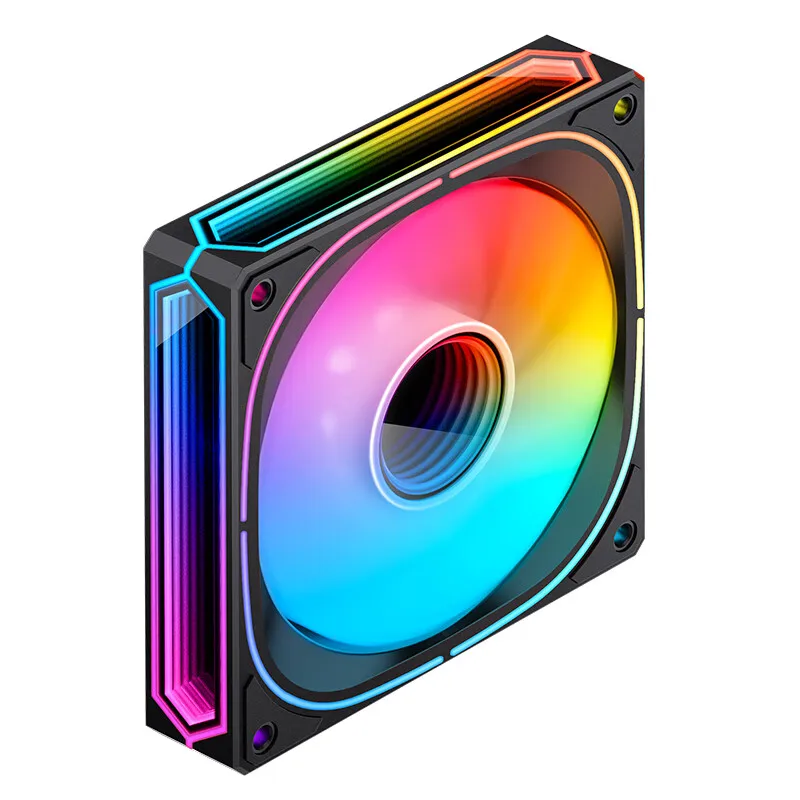 Aigo PC Case Fan Gamer Computer 120mm RGB Kit Fans 4PIN PWM Water Cooler CPU Cooling Fan 3pin5v Unlimited Space Argb Ventilador