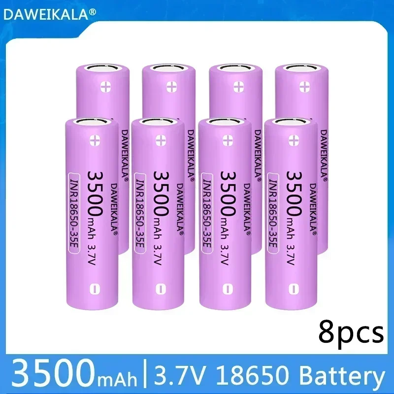 

Original 35E3.7v 3500 mah 18650 Lithium Rechargeable Battery For Flashlight batteries for 3500mah battery