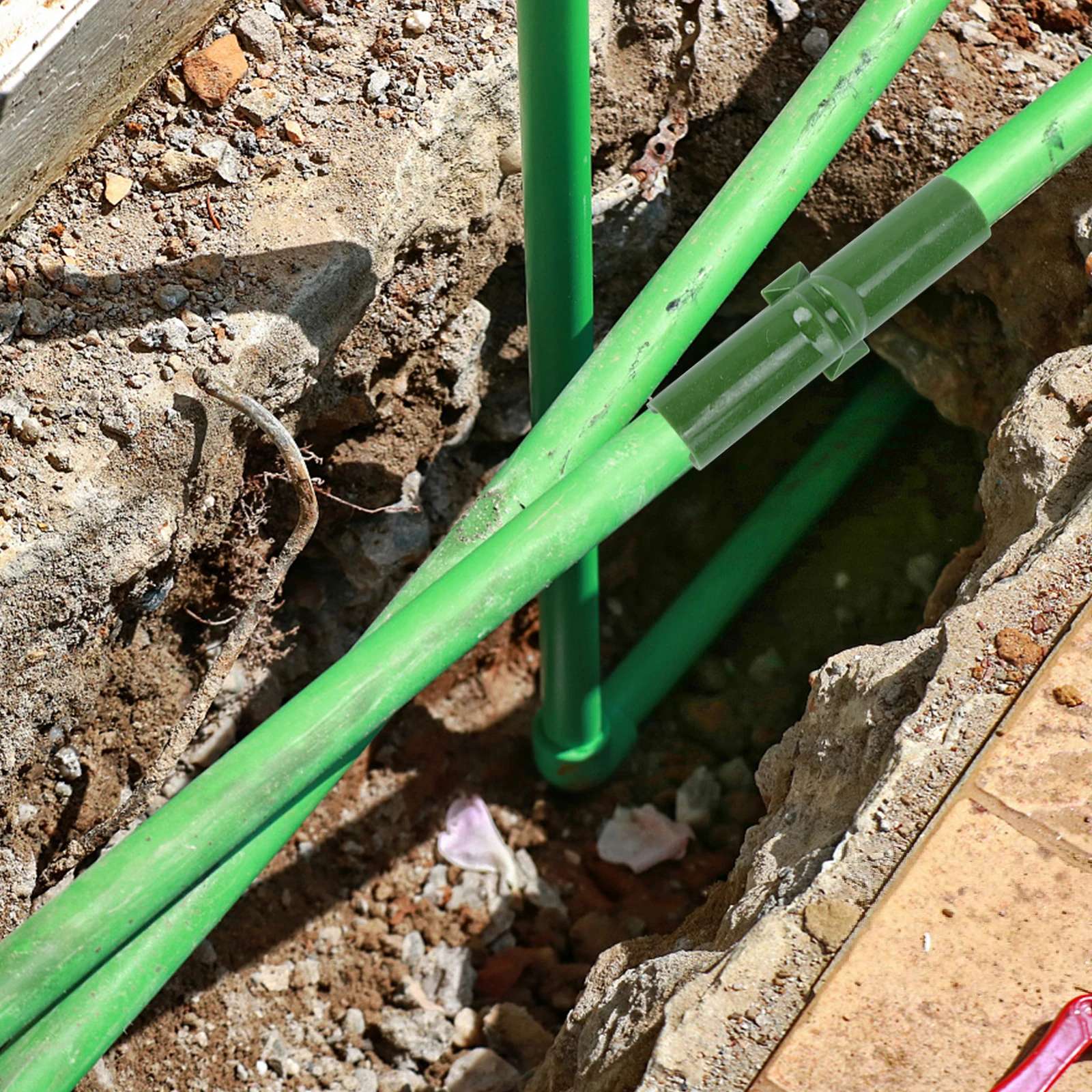 

50 Pcs Pipe Clips Garden Tube Buckle Greenhouse Frame Connector Kit Tunnel Clamp Shade Netting Buckle Durable