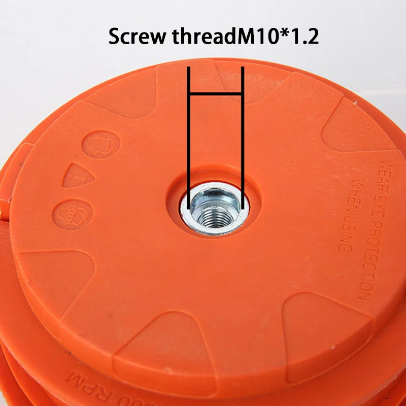 M10*1.25 Automatic Trimmer Head Aluminium Cover Durable Metal Grass Trimmer Head for Brush Cutter Garden Power Tool Accessories