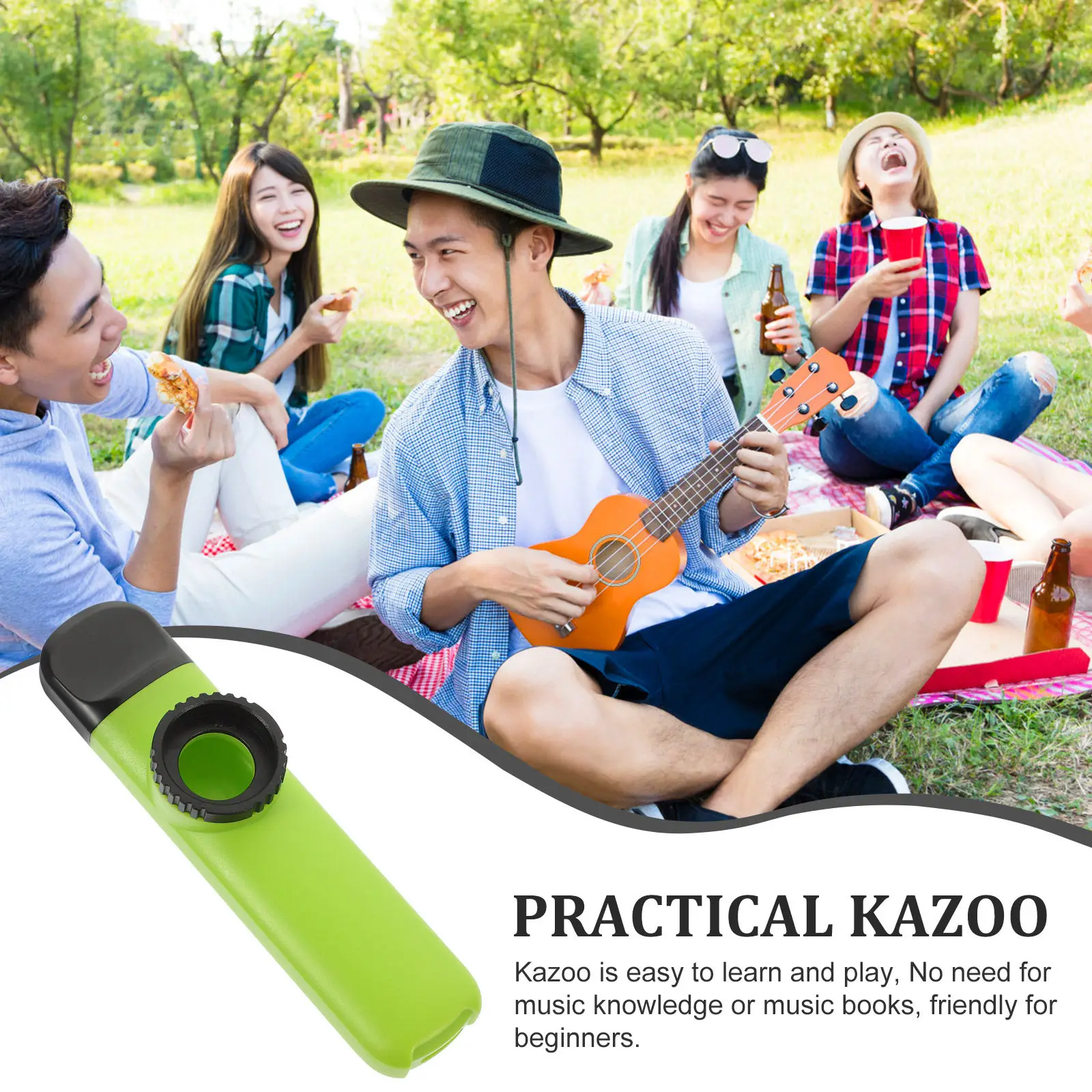 Kleine, duurzame plastic kazoo - Musical Instrument Kazoo recensie en prijs