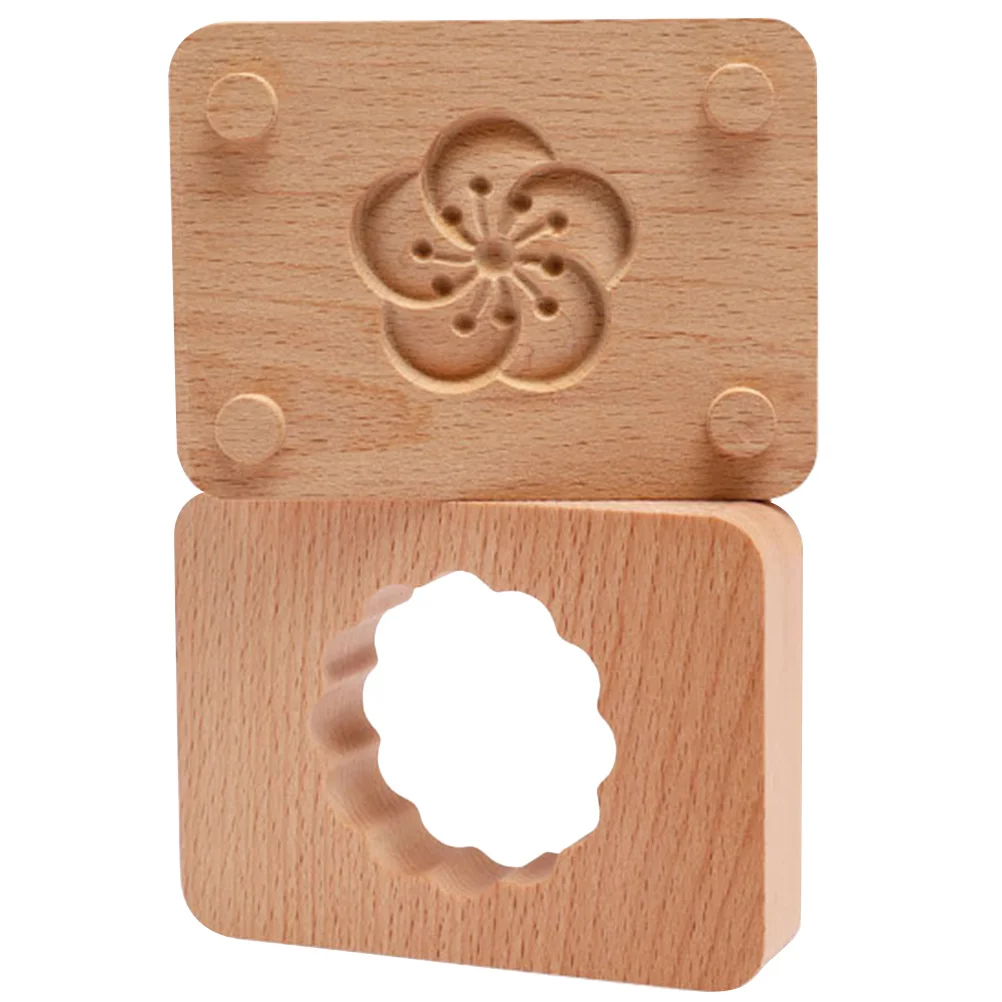 

1 set 1 Set Of Double Layer Mold Handmade Mooncake Baking Tool Green Bean Cake Maker Pastry Molds For Mid-Autumn Festival Bakery