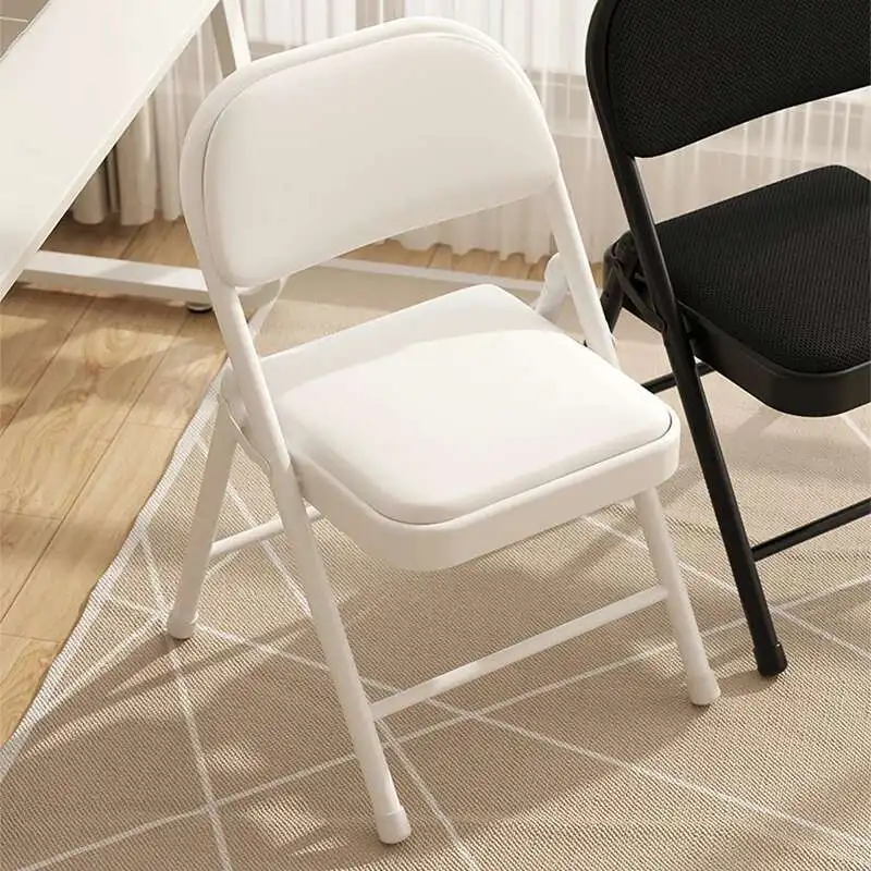 

Folding Dining Chair Living Room Simple Backrest Household Stool Leisure Portable Sillas Para Comedor Office Computer Chair