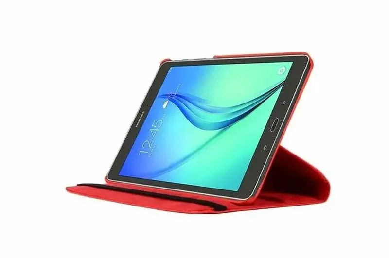 Cover For Galaxy Tab A 8.0inch (2015) T350 Case 360 Degree Rotating Stand Flip Case for Samsung Tab A 8 SM-T350 T355 P350 Glass