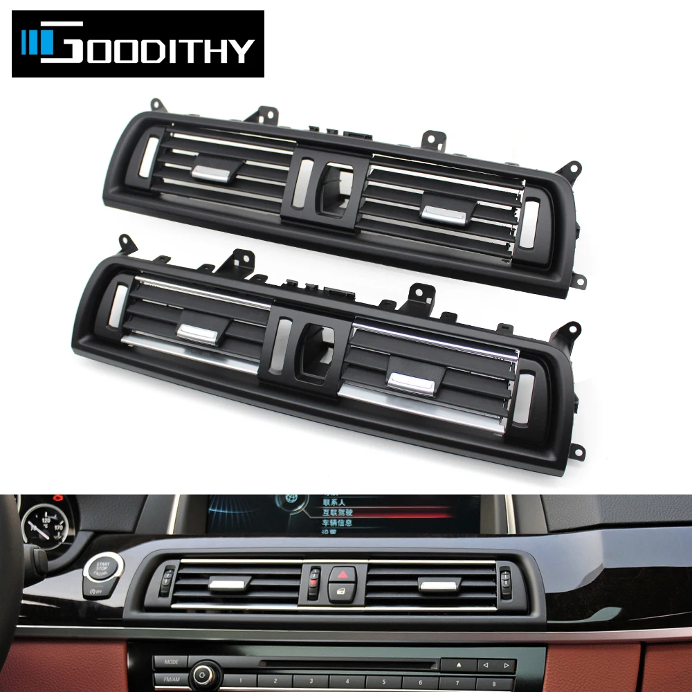 Przednia konsola deski rozdzielczej Klimatyzator AC Kratka wentylacyjna Panel do BMW serii 5 F10 F11 520 525 528 535 64229166885 64229209136