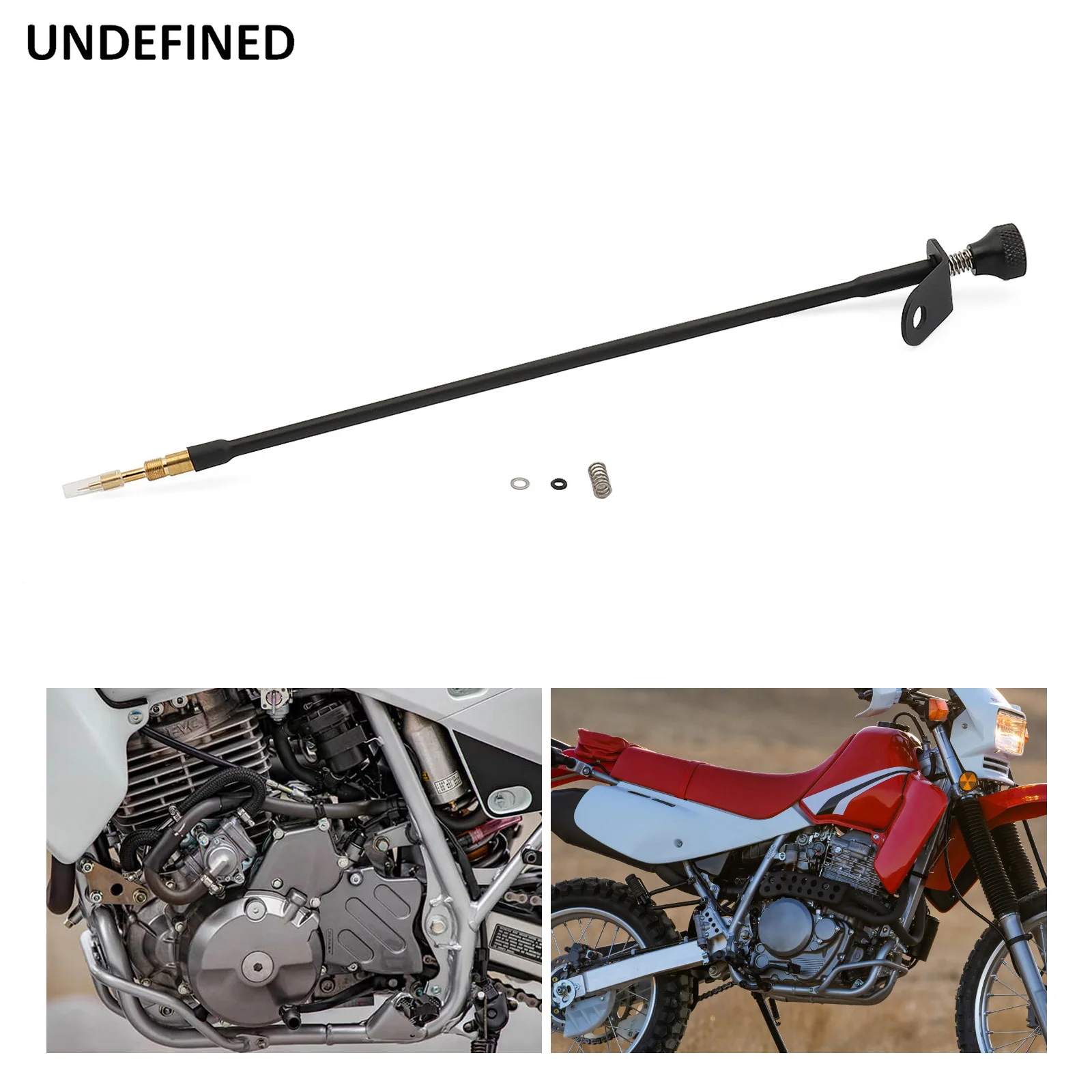 Carburetor Idle Adjustment Screw For Honda XR650L 1993-2025 Brass Extended Length Chrome/Black 2 Colors Available view 4