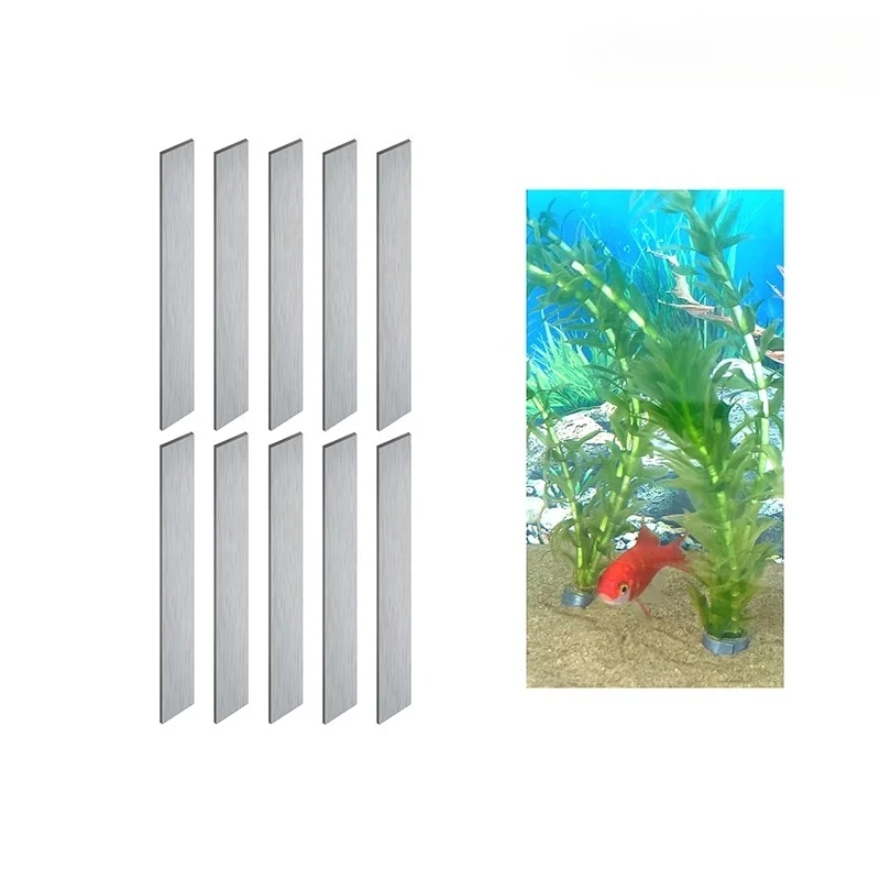 50/100 Pieces Aquarium Plant Weights Collapsible Metal Aquatic Plant Weight AnchorAquarium Fixed Fish Tank Plant Anchor