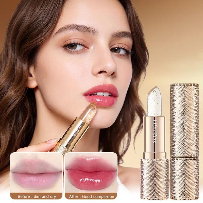 Life Girls Lip Blush Temperature Color Changing Moisturizing Lipstick Balm, Hydrating Nourishing Long Lasting Makeup