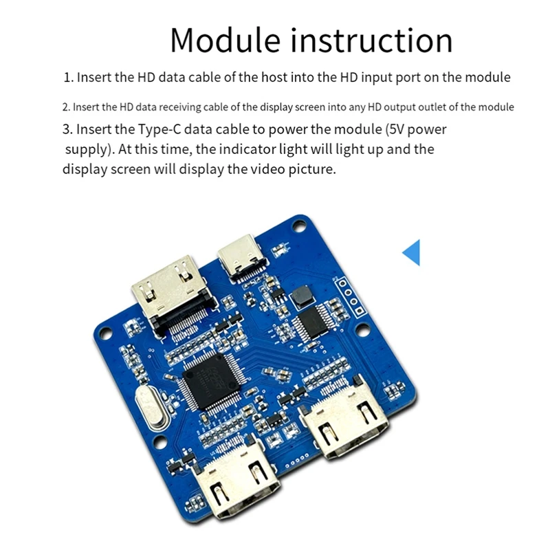 Display Tech Splitter Tech, Décodeur 1 en 2, Ordinateur portable hôte PS, 1 en 2 sorties, Moniteur Tech