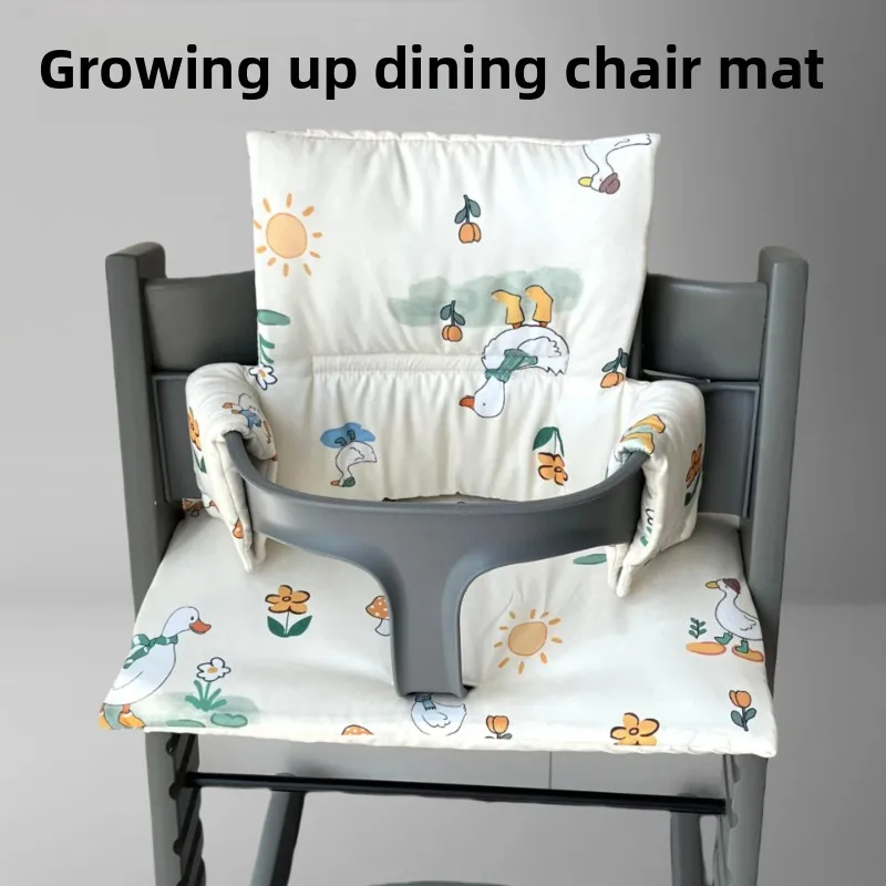 Children's Growth Chair Cushion Children's Dining Chair Cushion Countryside Fresh and Cute Dining Chair Cushion Accessories