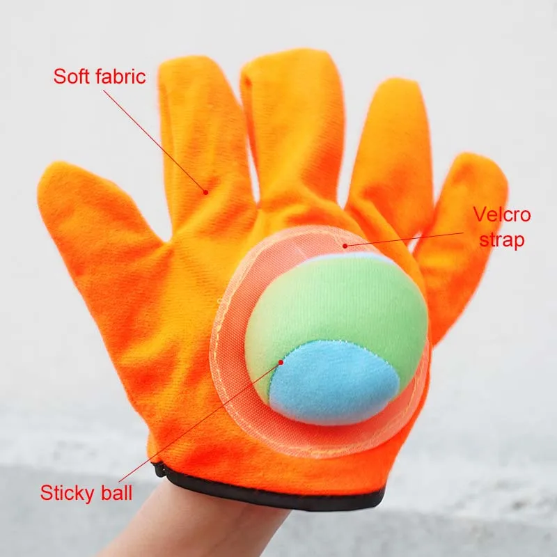 Kids Sucker Sticky Ballen Speelgoed Buitensporten Kinderen Vangen Bal Spel Set Gooien en Vangen Ouder-kind Interactief Speelgoed TMZ