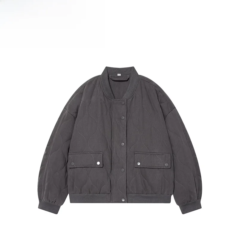 

Faionable Autumnal Women's Cotton Jaet Quilted Cotton Warmth Exuding Elegance Versatile Simple Design by ZR