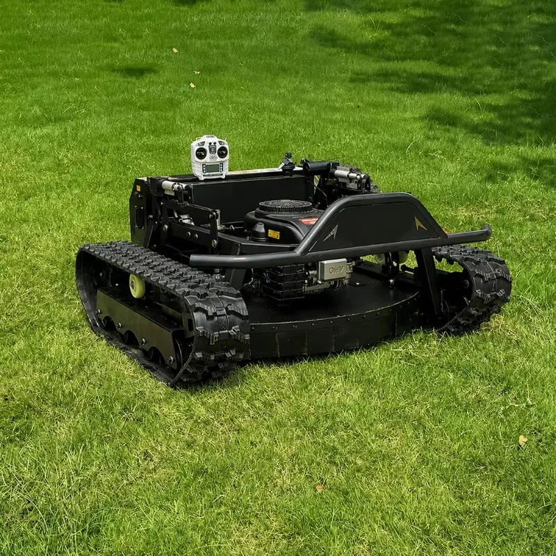CE EPA Approved All Terrain RC Grass Cutter Garden Crawler Remote Control Robot Lawn Mower