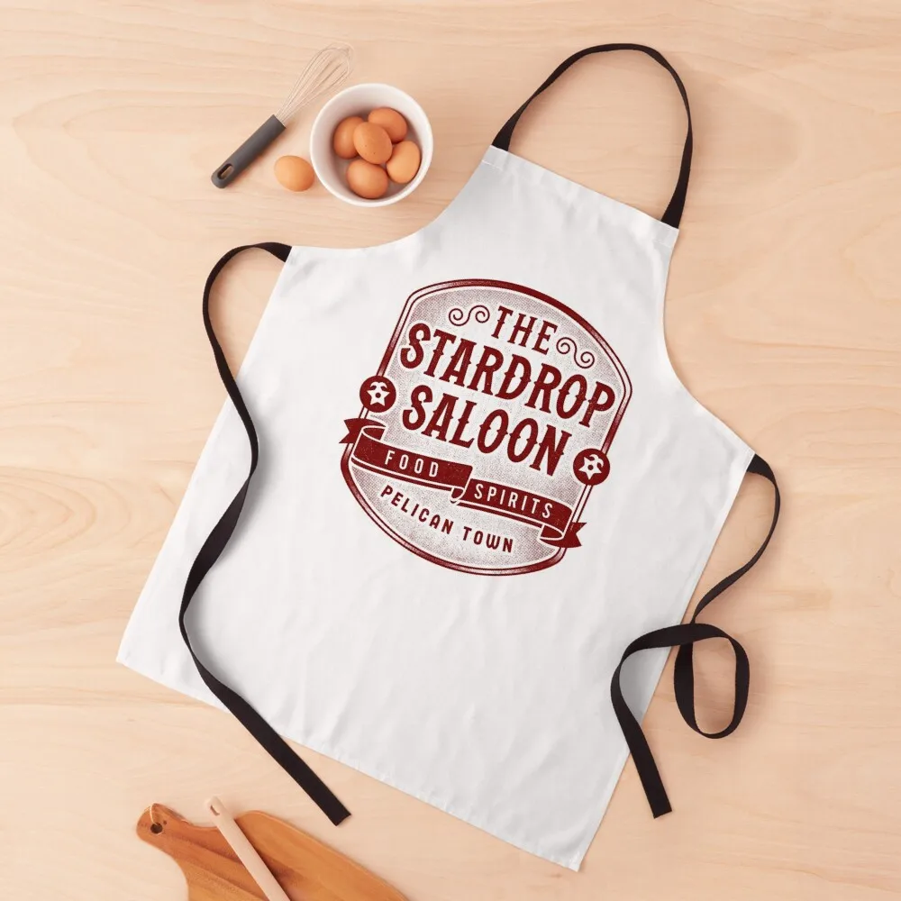 

The Stardrop Saloon Emblem Apron Customizable Woman Kitchen Items Apron