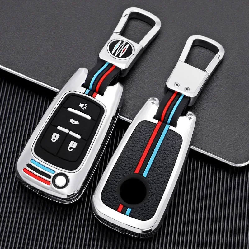 Car Key Case Cover Fob Shell for Chevrolet Chevy GMC Buick Encore Terrain Malibu Camaro Cruze Impala Equinox Volt Spark Sonic