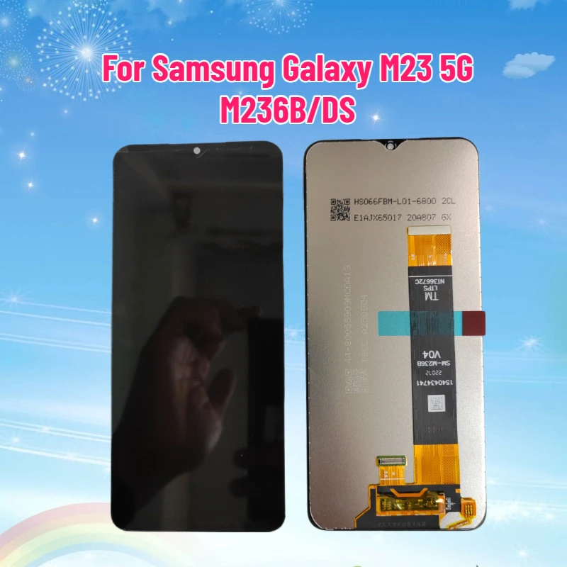 

LCD Panel For Samsung Galaxy M23 5G LCD Display Panel Touch Screen Digitizer Assembly for Samsung M236 M236B/DS Screen
