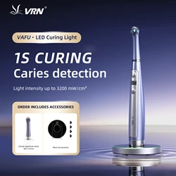 lampara fotocurado dental fotopolimerizadorVRN VAFU Dental LED curing light 1s/2mm resin wide spectrum 385-515nm 9 modes caries