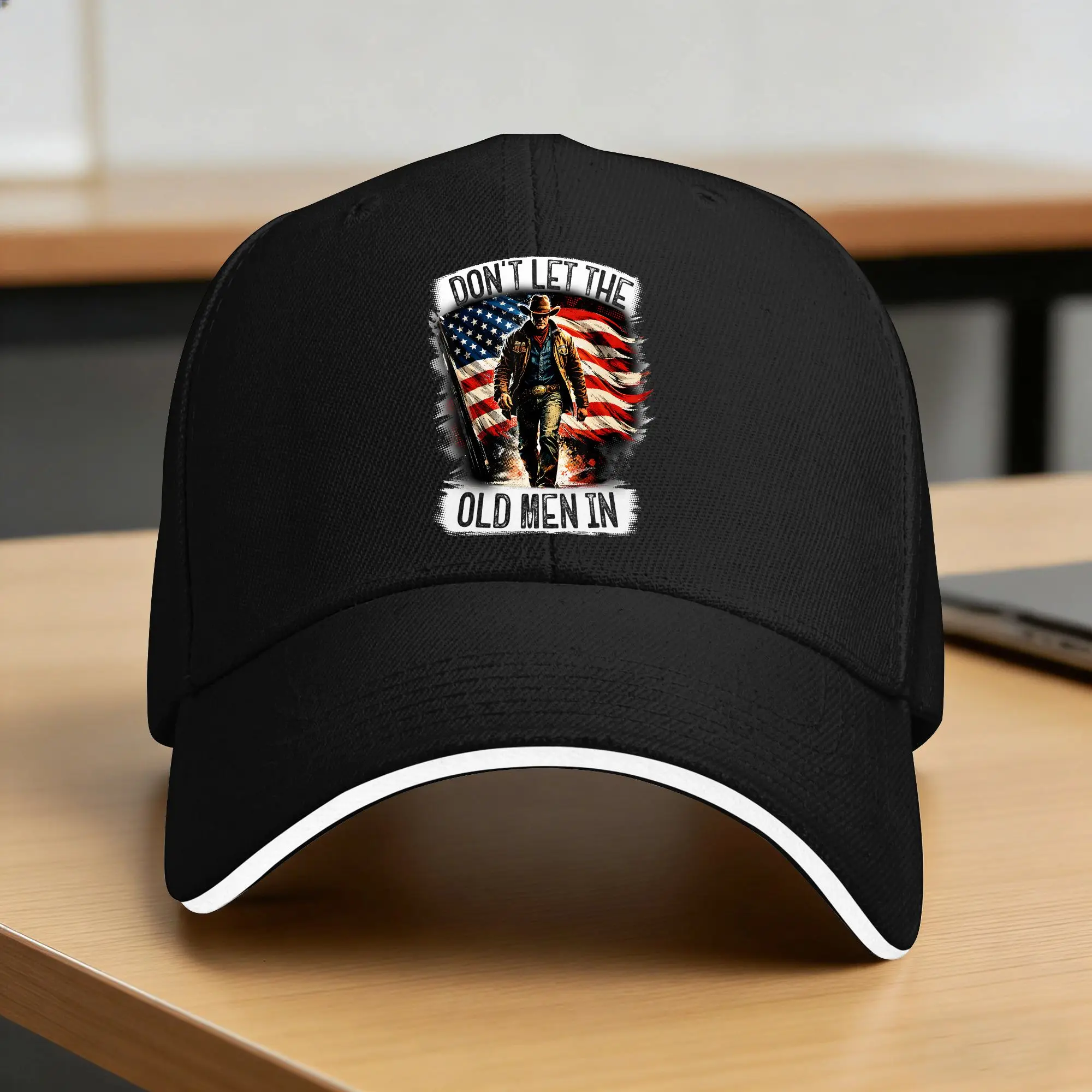 Retro Don't Let The Old Man in Casual Baseball Cap  Outdoor Gym Hip Hop Hats Summer Dropshipping Couple Women y2k Snapback Cap
