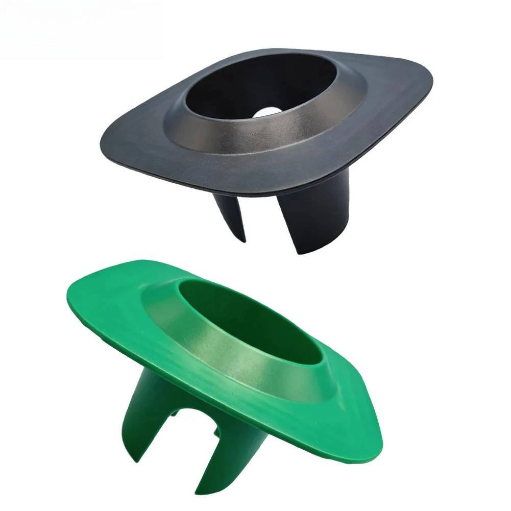 For Yard Irrigation Systems Prevents Sinking And Keeps Lawn Neat Green Or Black 5 Pcs PVC Sprinkler Head Guard Protector